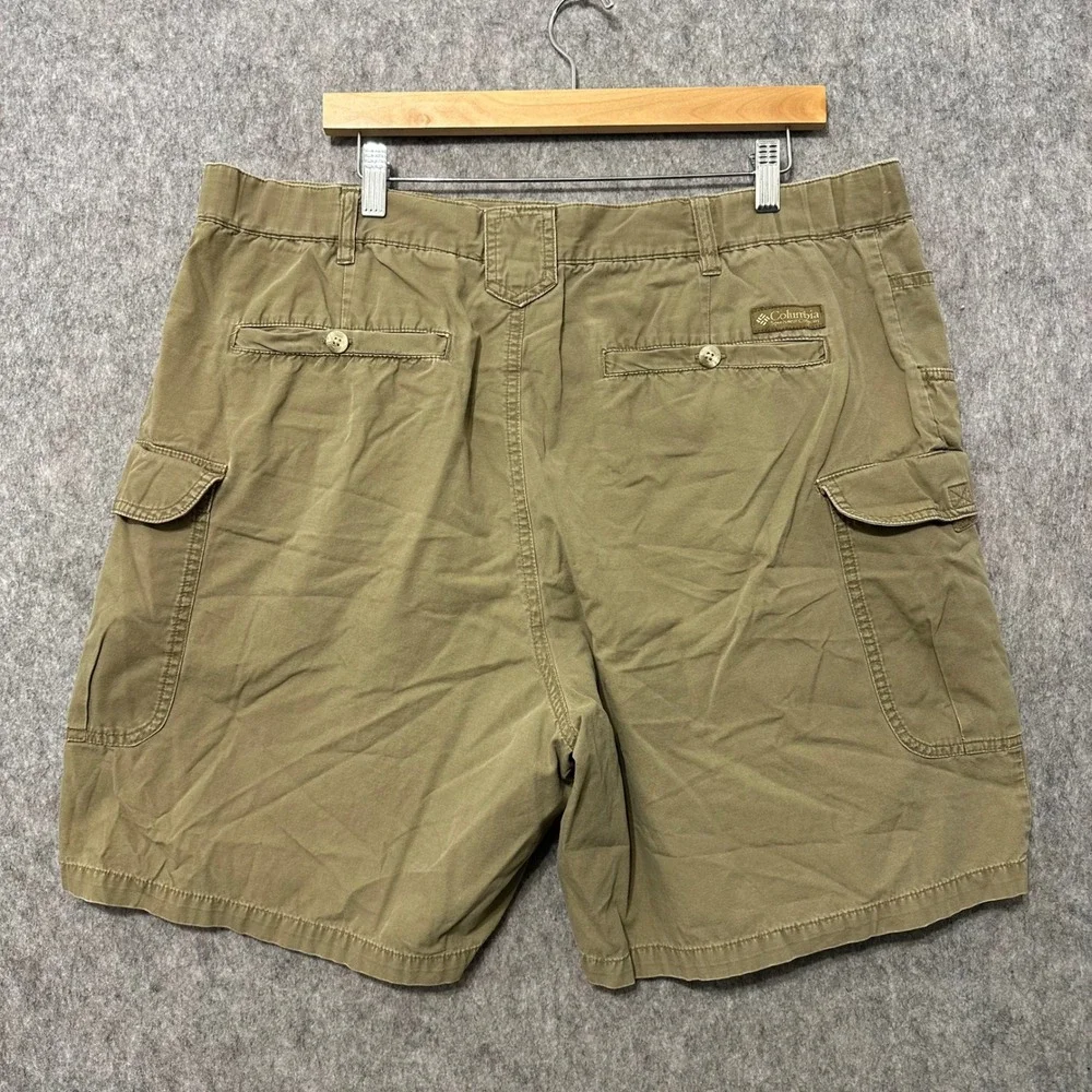 Columbia Cargo Shorts Mens‎ 40 Brown Cotton Hiking Outdoor Casual 107 XM4071